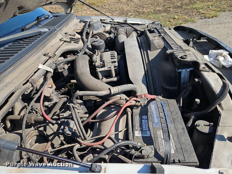 image for item LM9153 2003 Ford F450 Super Duty  dump flatbed truck