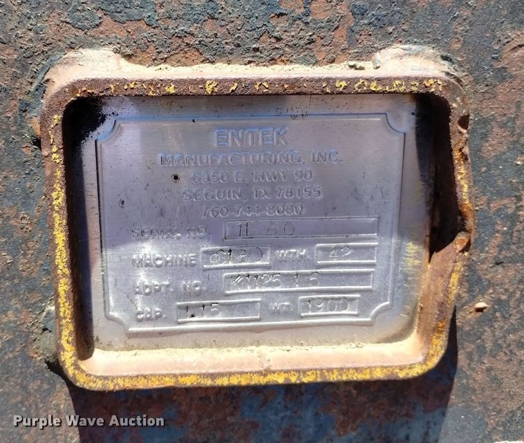 image for item LN9808 Entek  40" W bucket