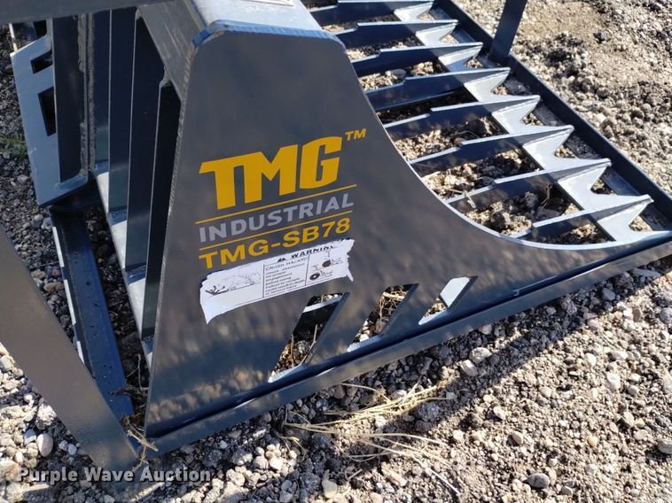 image for item LN9862 2021 TMG TMG-SB78 skid steer rock bucket