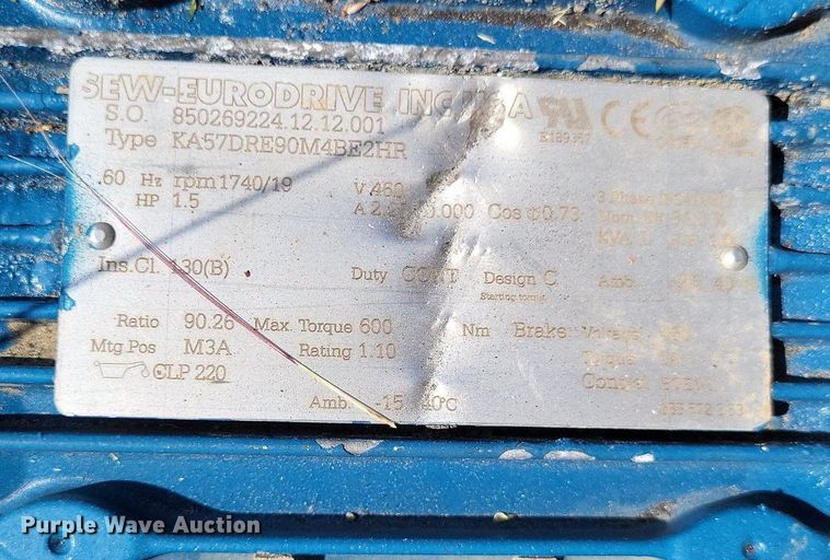 image for item LS9754 (2) Sew-Eurodrive electric cable winches