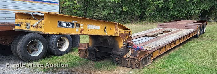 image for item LS9780 1990 Holden HPD47350 lowboy equipment trailer