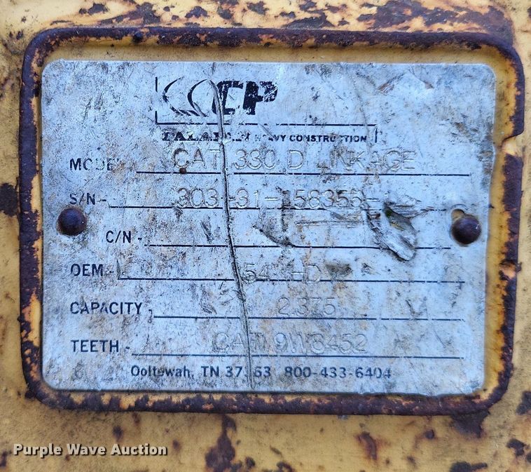 image for item LS9789 (2) excavator buckets