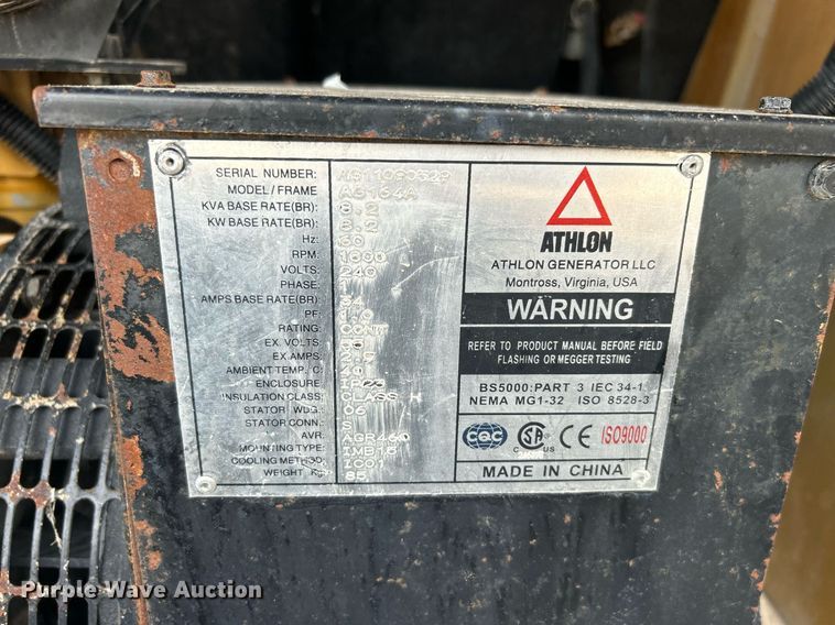 image for item LV9034 Warren Power Systems WCW84MH  light plant