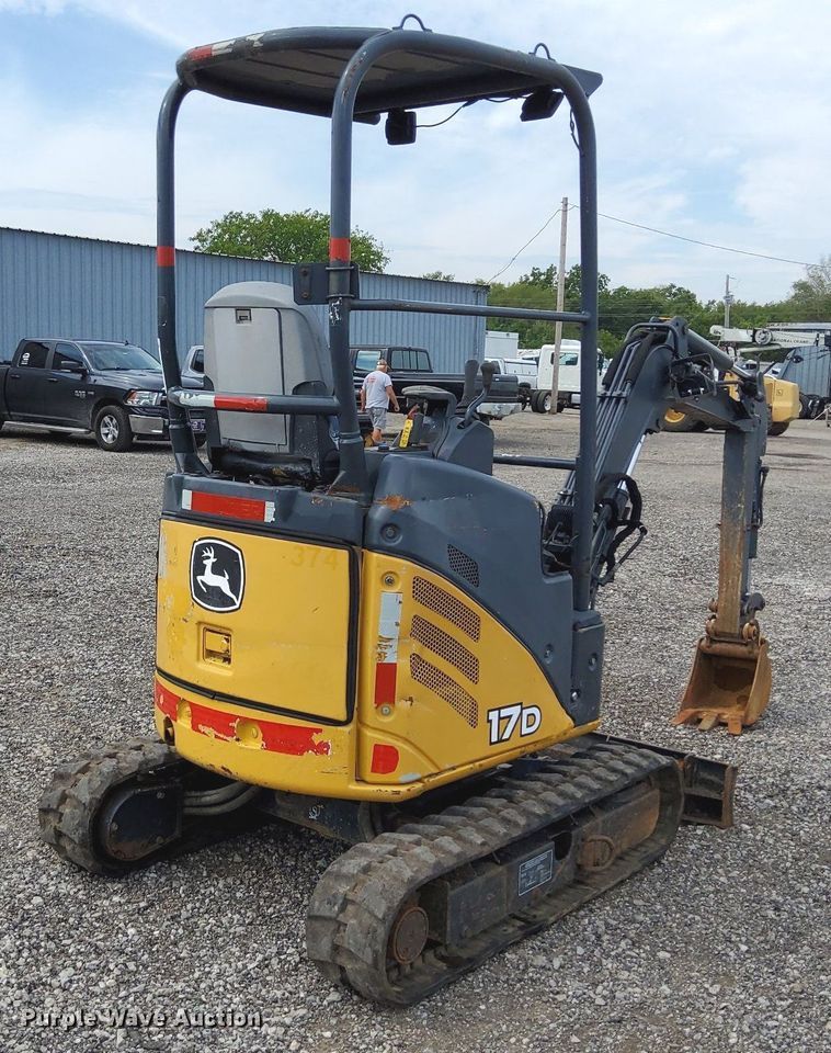 image for item LV9050 2011 John Deere 17D  mini excavator