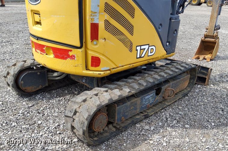 image for item LV9050 2011 John Deere 17D  mini excavator
