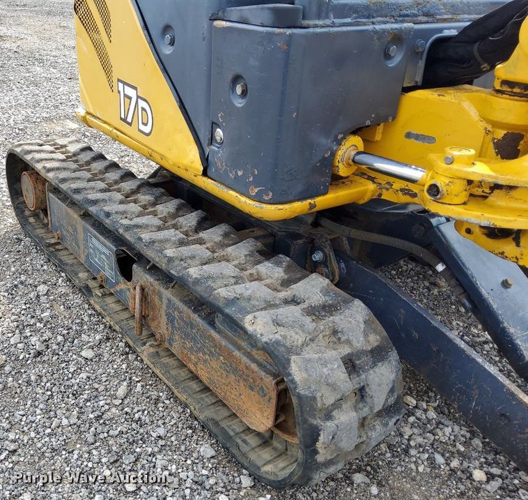 image for item LV9050 2011 John Deere 17D  mini excavator