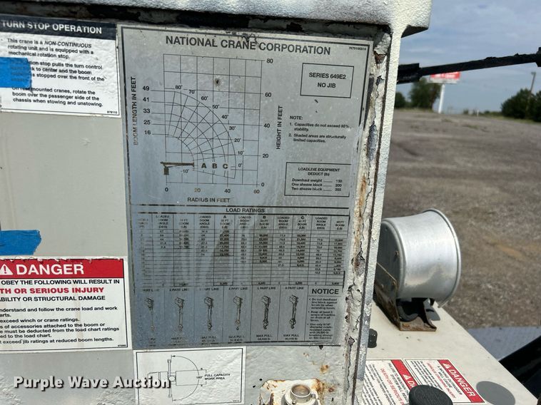 image for item LV9061 2011 Western Star 4900FA  crane truck