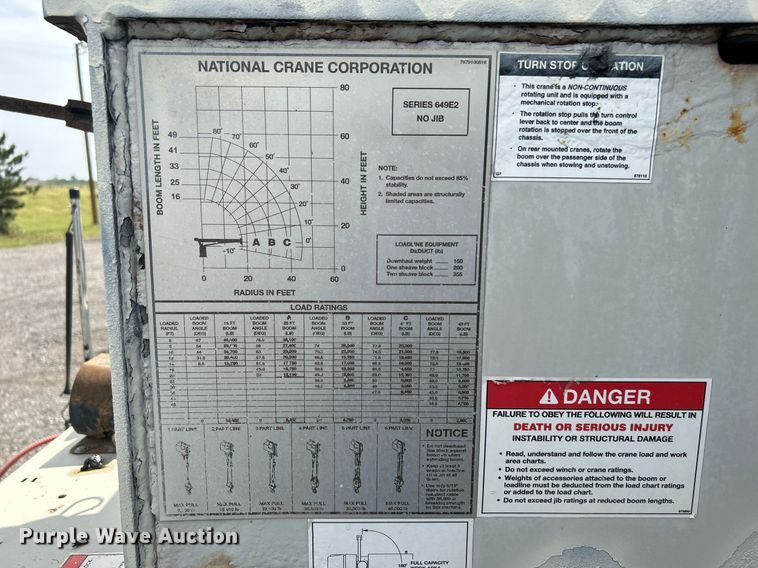 image for item LV9061 2011 Western Star 4900FA  crane truck