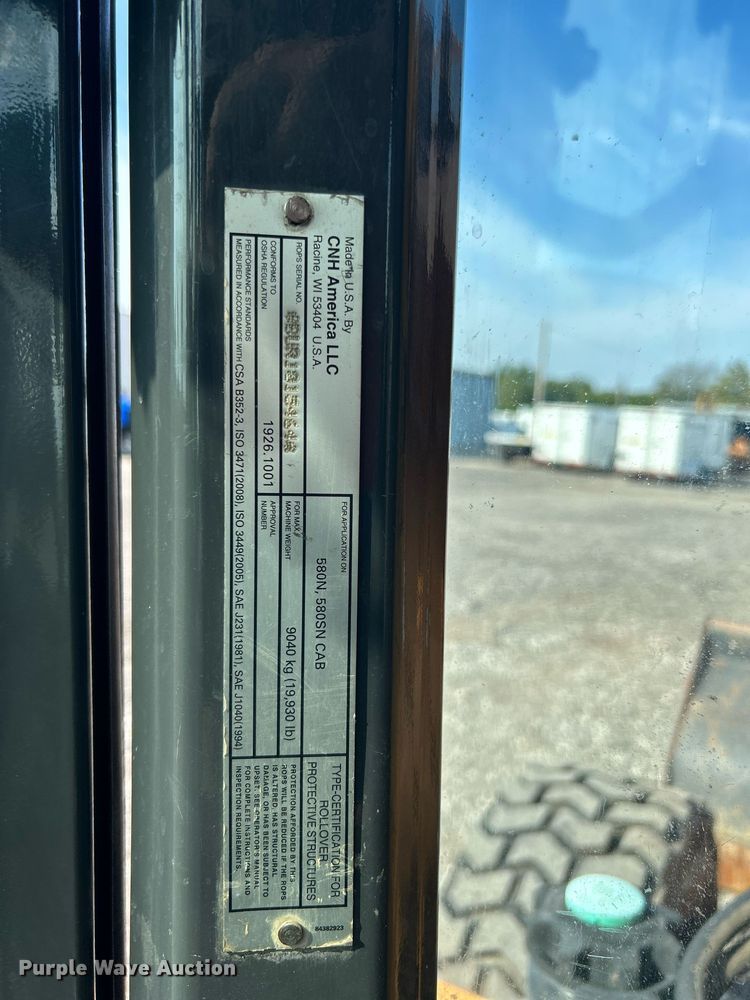 image for item LV9077 2013 Case 580 Super N  backhoe