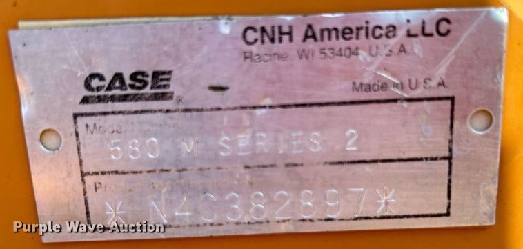 image for item LV9079 2005 Case 580 Super M Series 2  backhoe