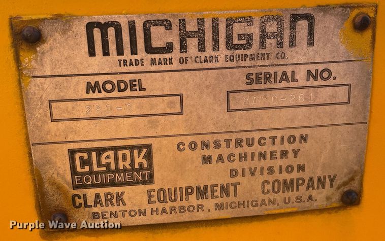 image for item LV9870 1973 Michigan 280C  wheel loader
