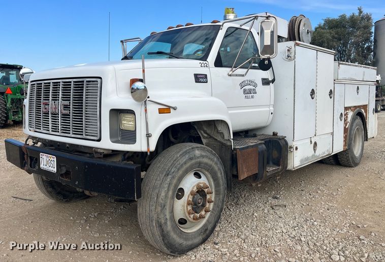 image for item MG9481 2000 GMC C7500  utility / service truck