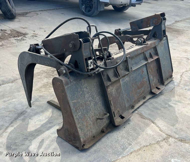 image for item MG9483 79" W skid steer grapple bucket