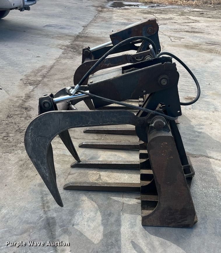 image for item MG9483 79" W skid steer grapple bucket
