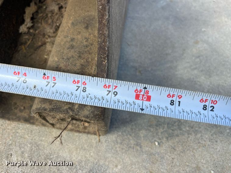 image for item MG9483 79" W skid steer grapple bucket