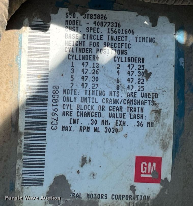 image for item MG9486 1988 GMC  utility / service truck