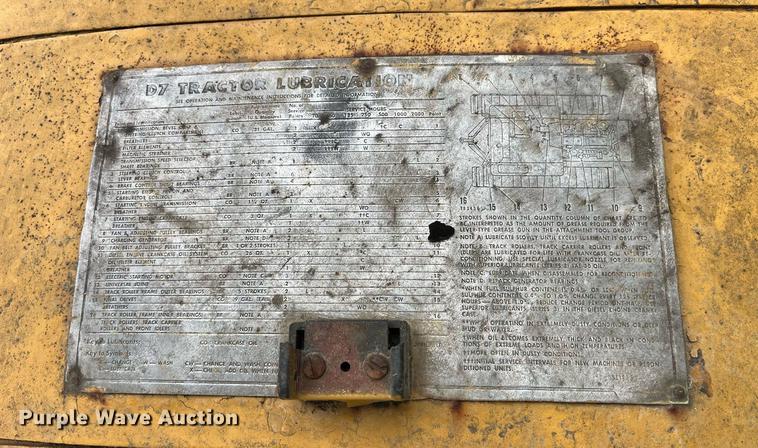 image for item MG9488 1966 Caterpillar D7E  dozer