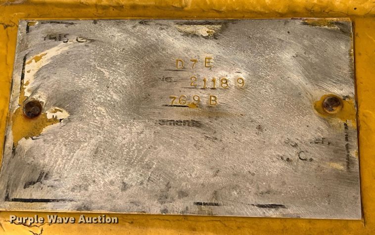 image for item MG9488 1966 Caterpillar D7E  dozer