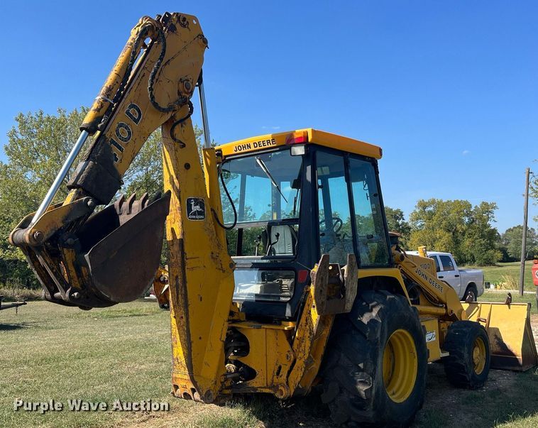 image for item MG9506 1991 John Deere 410D  backhoe