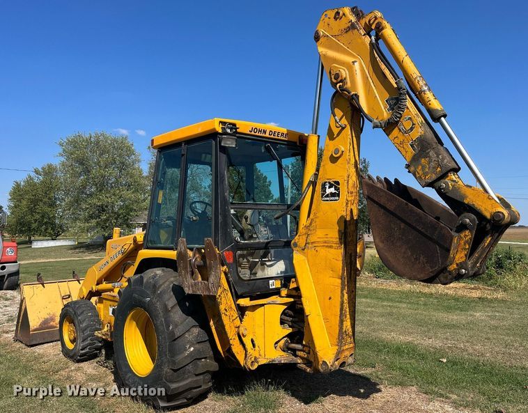 image for item MG9506 1991 John Deere 410D  backhoe