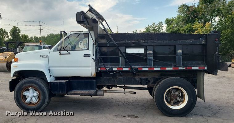 image for item MG9751 1990 Chevrolet 6500 Kodiak  dump truck
