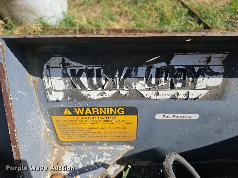 image for item MH9347 Kwik-Way 35-20701  skid steer snow plow