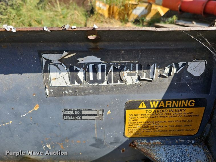 image for item MH9347 Kwik-Way 35-20701  skid steer snow plow
