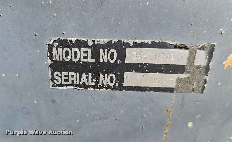 image for item MH9347 Kwik-Way 35-20701  skid steer snow plow