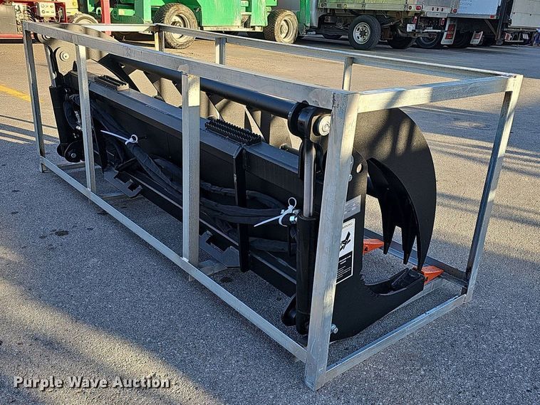 image for item MH9387 2023 Heavy Grass Fork Grapple 78 in  skid steer root grapple bucket