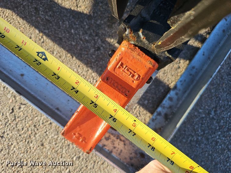 image for item MH9387 2023 Heavy Grass Fork Grapple 78 in  skid steer root grapple bucket