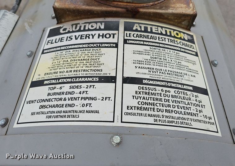 image for item MH9401 Intertek Frost Fighter Inc IDH400 QR  heater