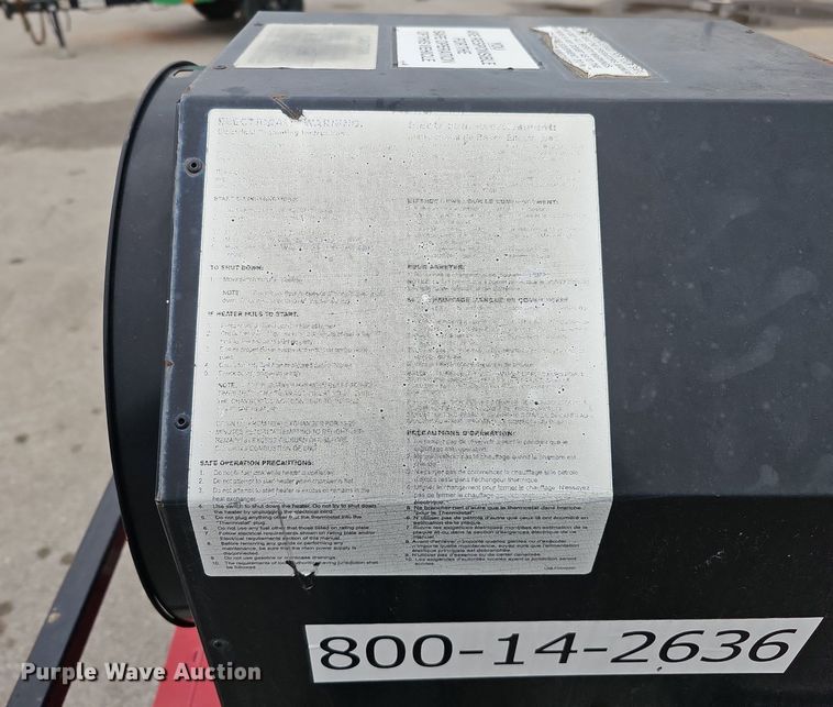 image for item MH9402 Flagro Industries Limited FVO-400  heater