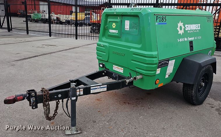 image for item MH9403 2015 Doosan P185WDO-T4F  air compressor