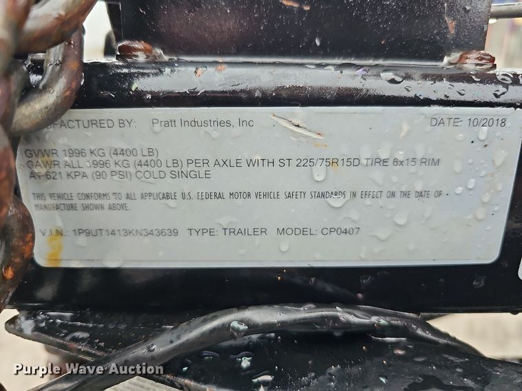 image for item MH9404 2001 Ingersoll Rand  P185WJDJ air compressor