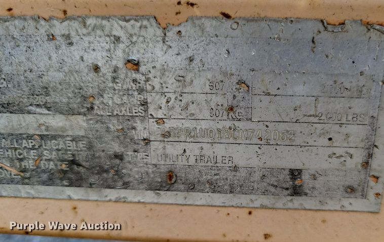 image for item MI9791 2013 Traffic signal trailer