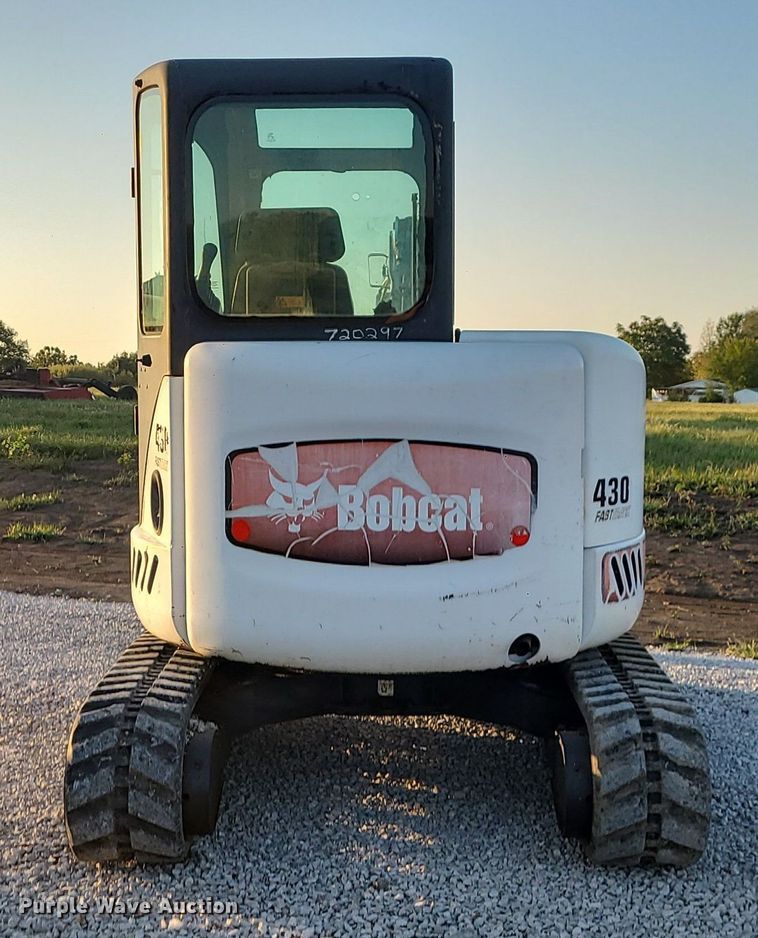 image for item MJ9413 2008 Bobcat 430HAG  mini excavator