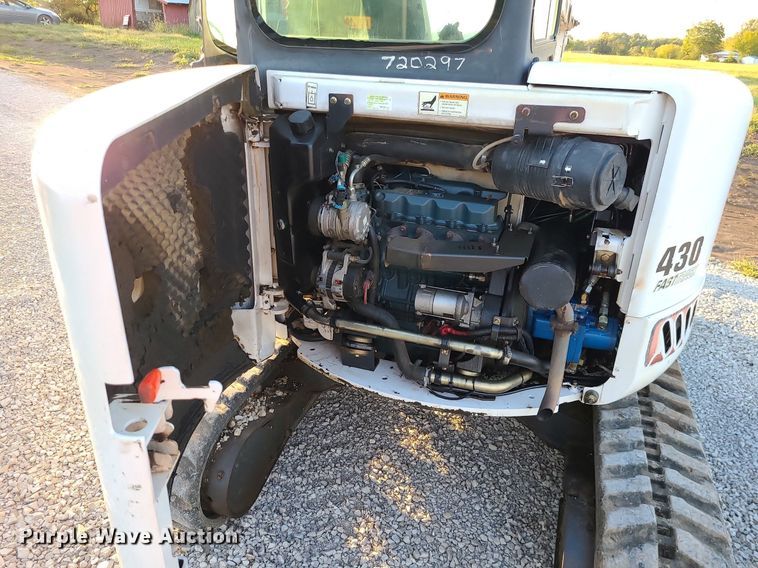 image for item MJ9413 2008 Bobcat 430HAG  mini excavator