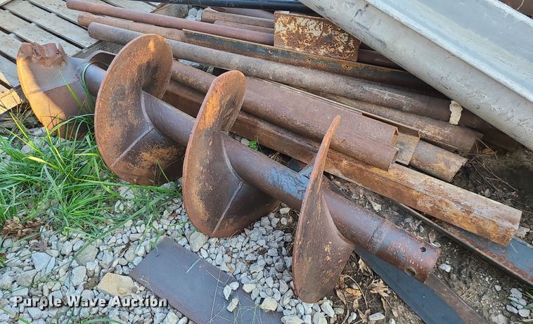 image for item MJ9414 Bobcat  skid steer auger