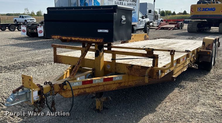 image for item MQ9450 2014 Behnke  tilt deck equipment trailer
