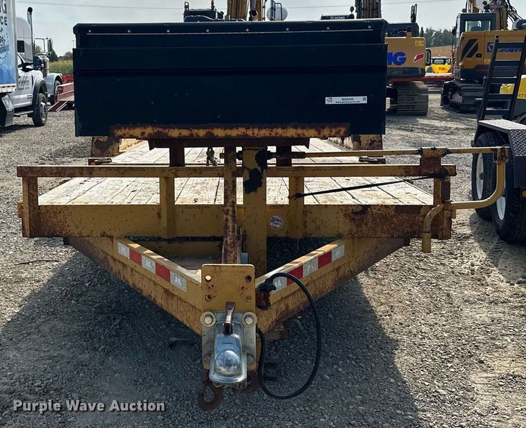 image for item MQ9450 2014 Behnke  tilt deck equipment trailer