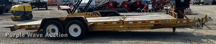 image for item MQ9450 2014 Behnke  tilt deck equipment trailer