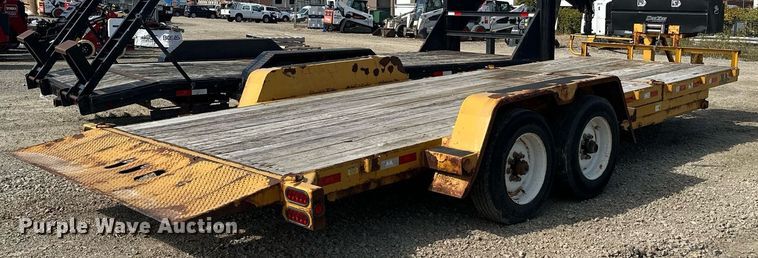 image for item MQ9450 2014 Behnke  tilt deck equipment trailer