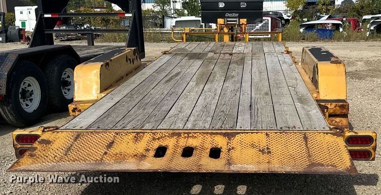 image for item MQ9450 2014 Behnke  tilt deck equipment trailer