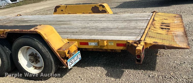 image for item MQ9450 2014 Behnke  tilt deck equipment trailer
