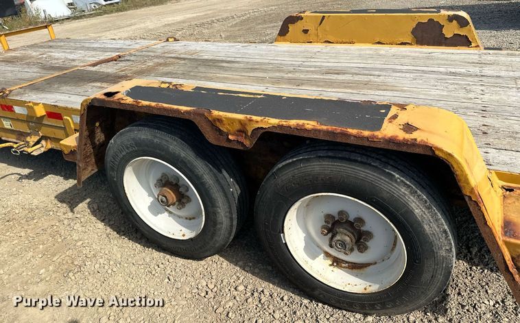image for item MQ9450 2014 Behnke  tilt deck equipment trailer