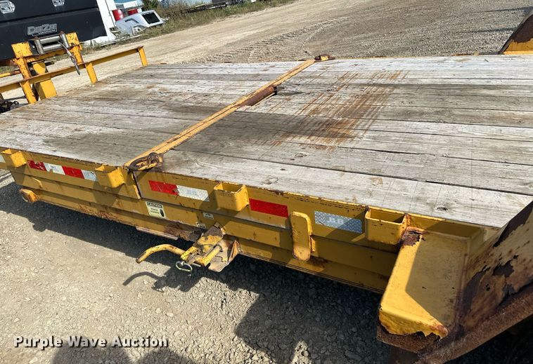 image for item MQ9450 2014 Behnke  tilt deck equipment trailer