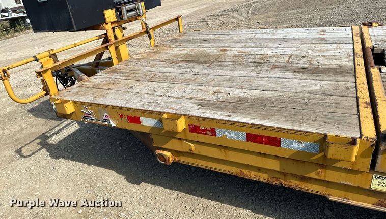 image for item MQ9450 2014 Behnke  tilt deck equipment trailer