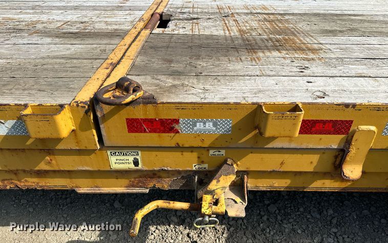 image for item MQ9450 2014 Behnke  tilt deck equipment trailer