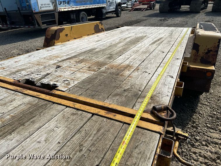 image for item MQ9450 2014 Behnke  tilt deck equipment trailer