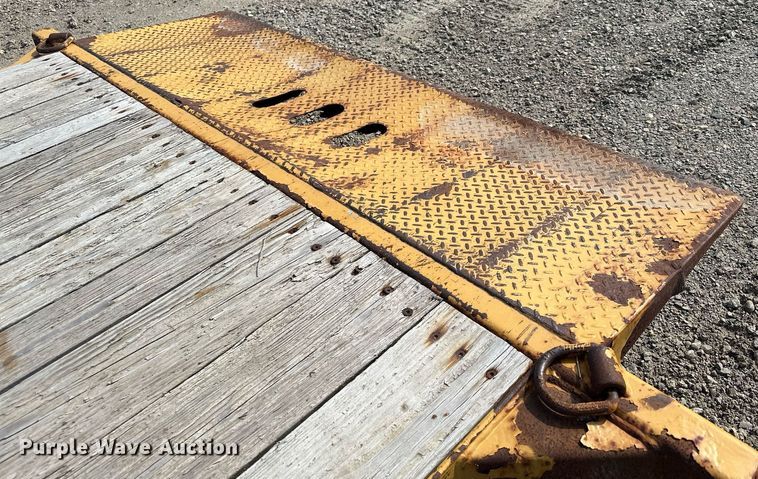 image for item MQ9450 2014 Behnke  tilt deck equipment trailer